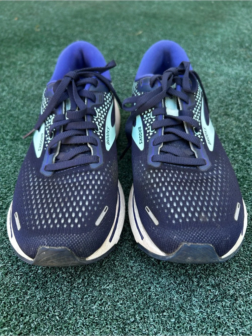 Brooks Ghost 14 Running Shoe Blue 9